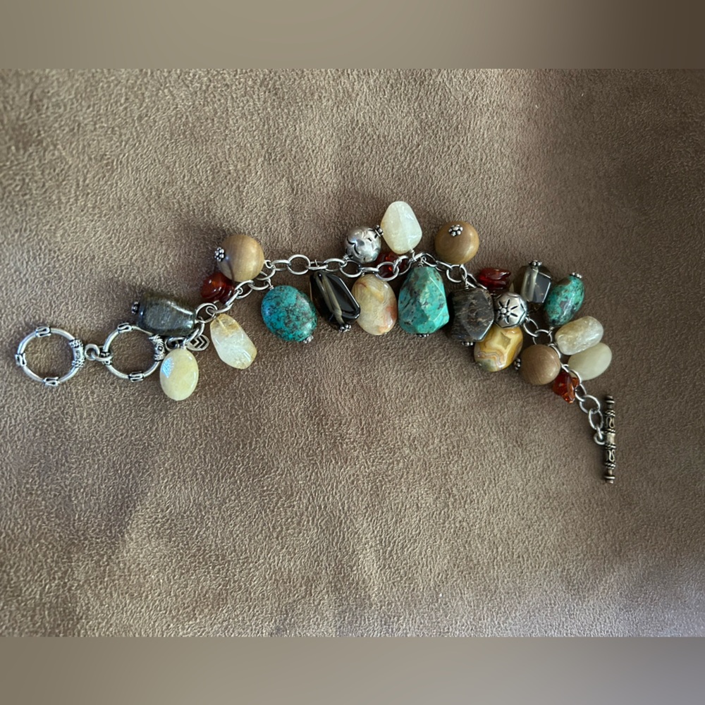 Silpada Multi-Gemstone Cha Cha Bracelet